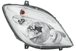 Reflektor lampa prawa z silniczkiem do regulacji MERCEDES-BENZ SPRINTER B906 HELLA