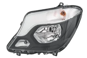 1ED 011 030-111 HELLA Reflektor lampa lewa z silniczkiem do regulacji