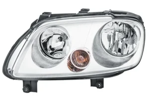 Reflektor lampa lewa z silniczkiem do regulacji VW CADDY 3 HELLA