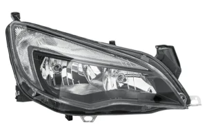 Reflektor lampa prawa z silniczkiem do regulacji OPEL ASTRA J HELLA
