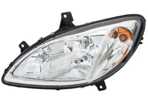 1EG 246 041-011 HELLA Reflektor lampa lewa z silniczkiem do regulacji