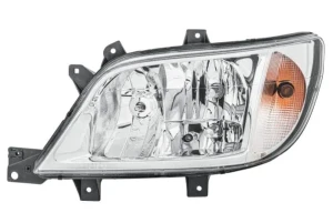 Reflektor lampa lewa z silniczkiem do regulacji MERCEDES-BENZ SPRINTER B901, B902 HELLA