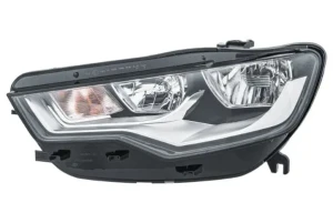 Reflektor lampa lewa z silniczkiem do regulacji AUDI A6 C7 HELLA