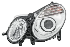 Reflektor lampa lewa bi-ksenon z lampą wyładowczą xenon MERCEDES-BENZ E VF211 HELLA