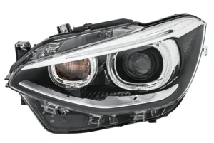 1EL 010 741-551 HELLA Reflektor lampa lewa bi-ksenon led z silniczkiem do regulacji z żarówką