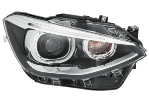 Reflektor lampa prawa bi-ksenon led z silniczkiem do regulacji z żarówką BMW 1 F20 HELLA