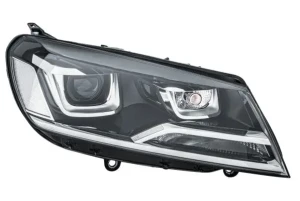 Reflektor lampa prawa bi-ksenon z silniczkiem do regulacji VW TOUAREG II HELLA
