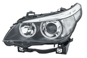 Reflektor lampa lewa bi-ksenon z silniczkiem do regulacji BMW 5 E61 HELLA
