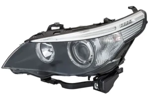 Reflektor lampa lewa bi-ksenon z silniczkiem do regulacji BMW 5 E61 HELLA