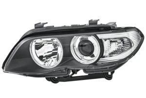 1EL 224 485-411 HELLA Reflektor lampa lewa bi-ksenon z silniczkiem do regulacji z żarówką