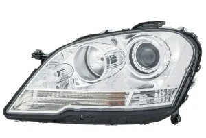 Reflektor lampa lewa bi-ksenon z silniczkiem do regulacji z lampą wyładowczą xenon MERCEDES-BENZ KLASA M W164 HELLA