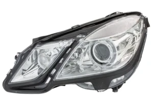 Reflektor lampa lewa bi-ksenon led z silniczkiem do regulacji z lampą wyładowczą xenon MERCEDES-BENZ KLASA E W212 HELLA