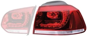 Lampa tylna VW GOLF VI HELLA