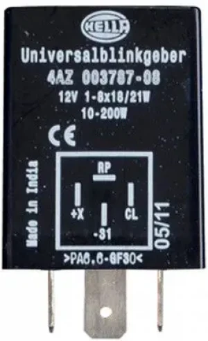4AZ 003 787-081 HELLA Przekaźnik przerywacz kierunkowskazów