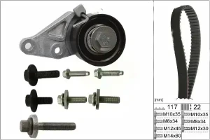 1.6 Ti, 1.6 FORD FOCUS C-MAX I Kit de courroie de distribution INA