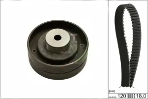 2.2 E, 2.3 E, 2.0 AUDI 90 B3 Kit de courroie de distribution INA