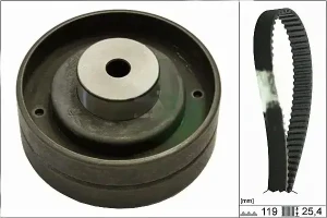 2.4 D VOLVO 780 Kit de courroie de distribution INA