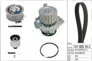 1.9 TDI, 1.4 TDI SEAT IBIZA 3 Zestaw rozrządu + pompa wodna INA