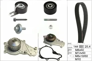 1.4 HDi CITROËN C3 Pluriel I Kit de distribution + pompe à eau INA
