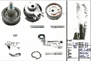 1.4 16V SEAT TOLEDO II Kit de distribution + pompe à eau INA