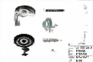 Cooper D, One D MINI MINI R56 R56 Kit de courroie de distribution INA