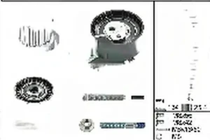 1.6 16V PEUGEOT 207 Kit de distribution + pompe à eau INA