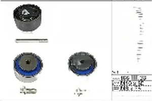 D 2.7 JAGUAR XJ Zahnriemen – set INA