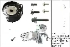 1.6 Ti, 1.6 LPG, 1.4, 1.6 FORD FOCUS II Kit de distribution + pompe à eau INA