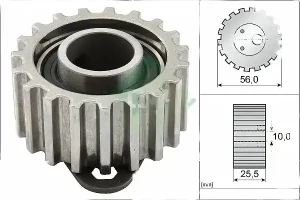 1.8 D, 1.8 Zahnriemen-spannrolle FORD ESCORT VI INA