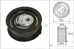 1.9 D, 1.9 SDI, 1.7 D Galet tendeur de courroie de distribution SEAT INCA INA