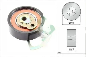 1.6 16V, 1.4 16V Zahnriemen-spannrolle SEAT TOLEDO II INA