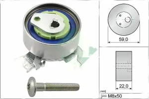 1.8 i Galet tendeur de courroie de distribution SAAB 9-3 II INA