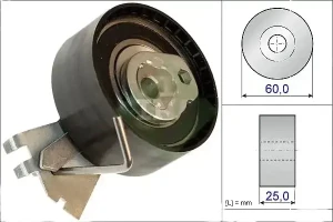 1.1 i, 1.4 i Zahnriemen-spannrolle PEUGEOT 106 II INA