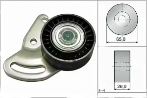 1.5 dCi RENAULT CLIO II Galet tendeur de courroie trapézoïdale INA