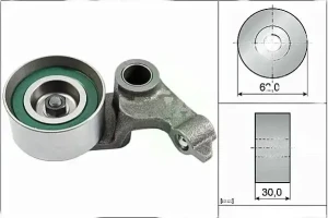 2.0 D-4D Zahnriemen-spannrolle TOYOTA COROLLA IX INA