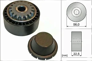 1.2 16V RENAULT THALIA II Rullo tenditore cinghia trapezoidale INA