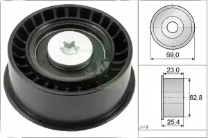 1.8 16V, 1.6 16V, 1.6 LPG, 1.4 LPG, 1.4 16V, 1.6 CNG Rolka napcza paska rozrządu OPEL ASTRA G INA