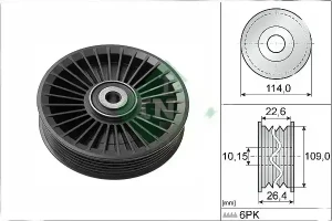 Rolka paska klinowego 2.2 DTI OPEL ASTRA G INA
