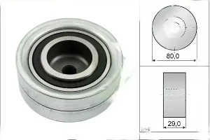 1.9 SDI Keilriemenspanner-riemenscheibe VW POLO IV INA