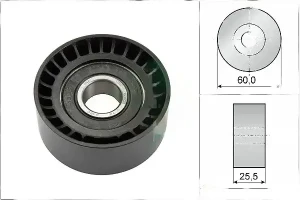 Keilriemenscheibe 1.4 e, 1.6 16V, 1.8 16V, 1.4 16V RENAULT MEGANE I INA