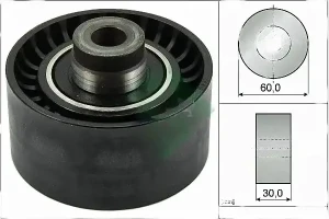 2.0 16V, 2.1 td, 2.0 HDI Keilriemenspanner-riemenscheibe PEUGEOT 806 INA