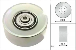 Rullo cinghia trapezoidale 635 d BMW 6 E63 INA