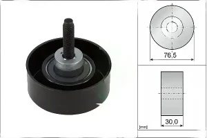 532 0458 10 INA Rullo cinghia trapezoidale