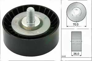 532 0475 10 INA Rullo cinghia trapezoidale