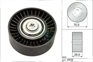 532 0505 10 INA Rullo cinghia trapezoidale