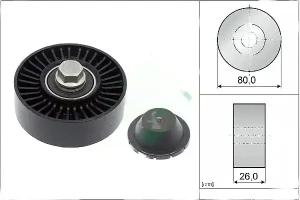 Rullo cinghia trapezoidale 330 i, 325 i, 325 xi, 323 i, 330 xi BMW 3 E90 INA