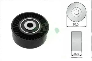 532 0544 10 INA Rullo cinghia trapezoidale