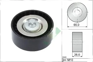 Rullo cinghia trapezoidale CLS 250, CLS 220 MERCEDES-BENZ CLS X218 INA