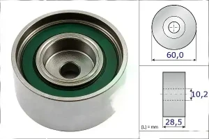 532 0599 10 INA Rullo tenditore cinghia distribuzione