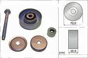 Keilriemenscheibe 3.6, 2.8 CADILLAC CTS INA